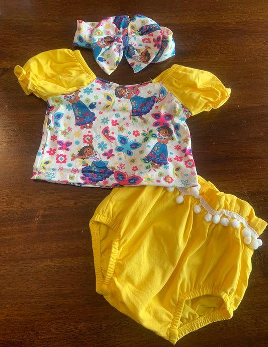 Baby girl 3 piece set