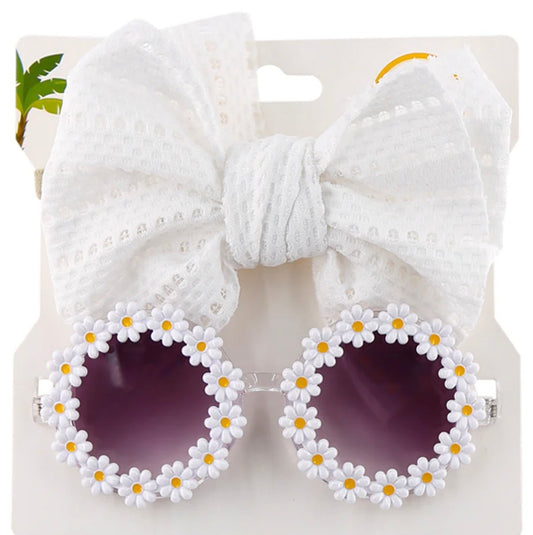 Bows with matching sunglasses