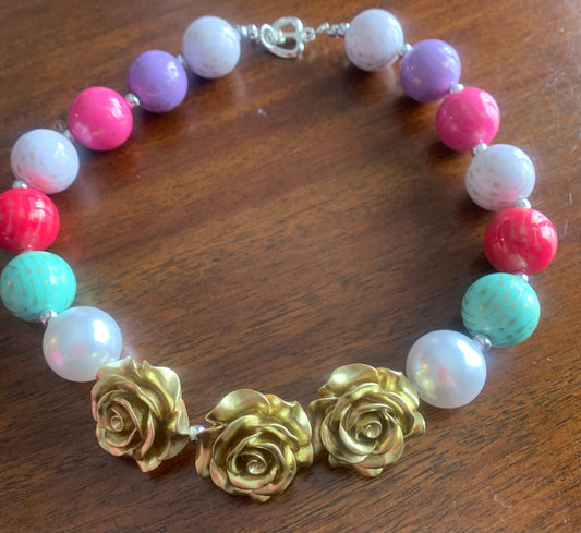 Rose necklace