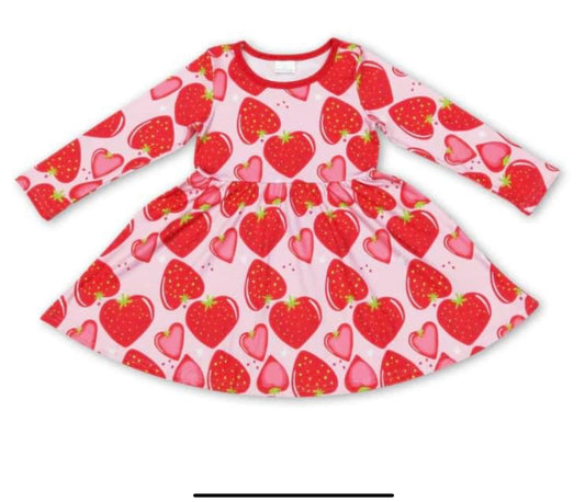 Strawberry hearts dress