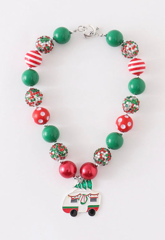 Holiday camper necklace