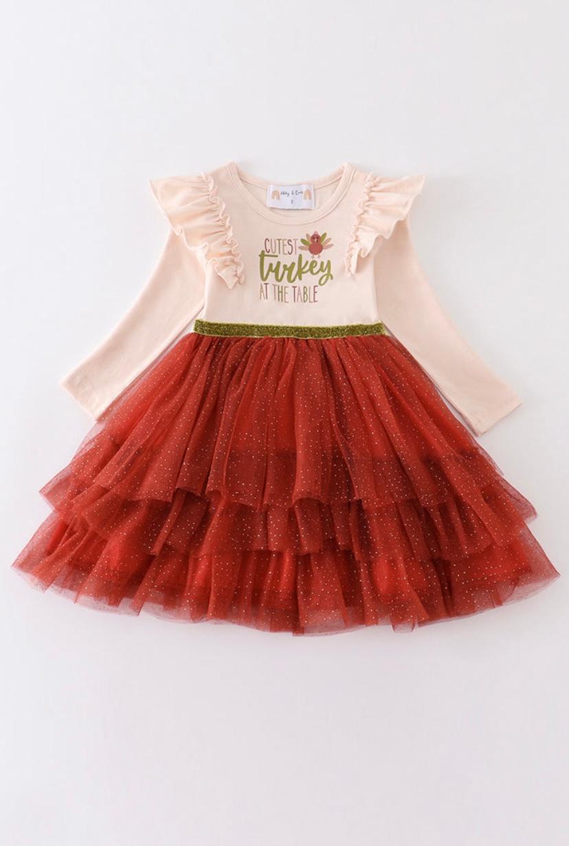 Cutest turkey tutu dress